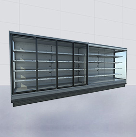 分体冷藏风幕柜 DML系列玻璃门柜