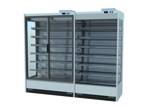 分体冷藏风幕柜 DMC系列玻璃门柜
